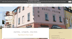 Desktop Screenshot of hotel-felten.de